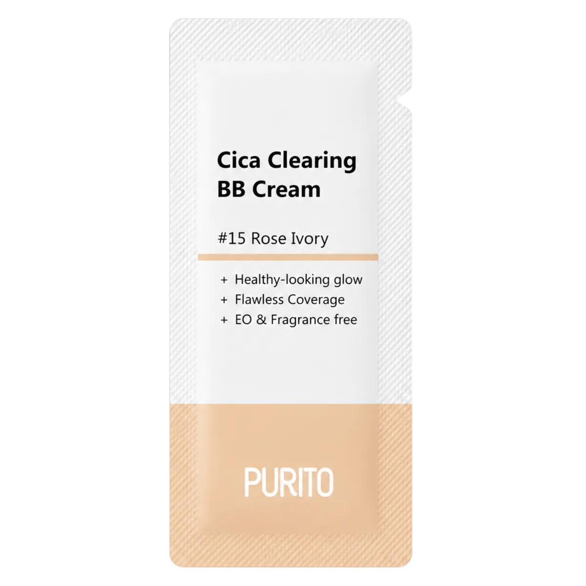 BB-крем з центелою Purito Seoul Cica Clearing BB Cream 15 Rose Ivory 1 г, Саше (Тестер)