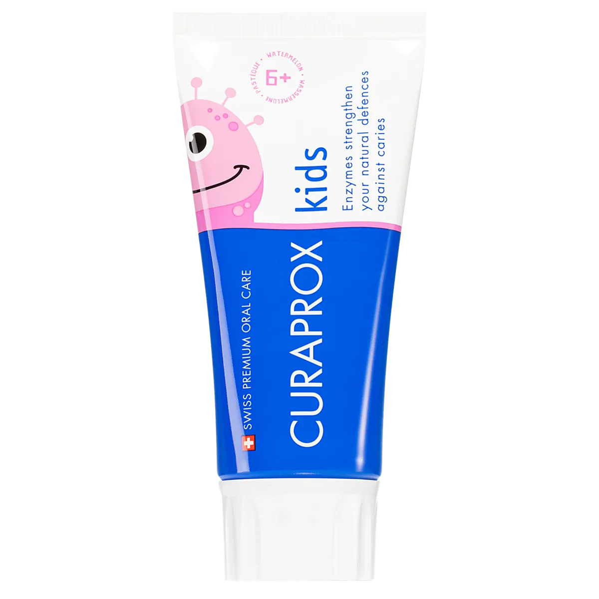 Дитяча зубна паста з фтором та смаком кавуна з 6-ти років CURAPROX Kids Watermelon 60 мл