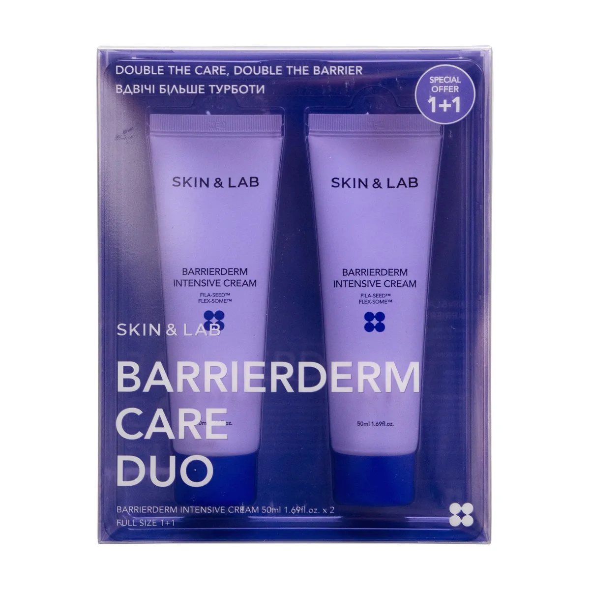 Набір бар’єрних кремів SKIN&LAB Barrierderm Care Duo Set 50 мл + 50 мл