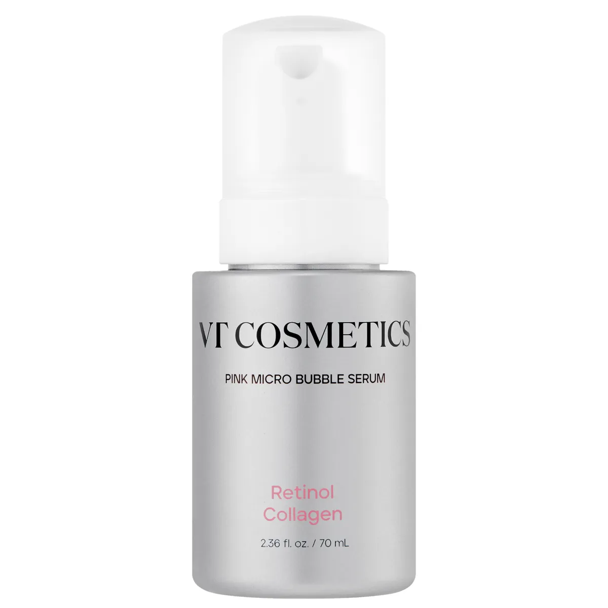 Антивікова мікробульбашкова сироватка з ретинолом та колагеном VT Retinol Collagen Pink Micro Bubble Serum 70 мл