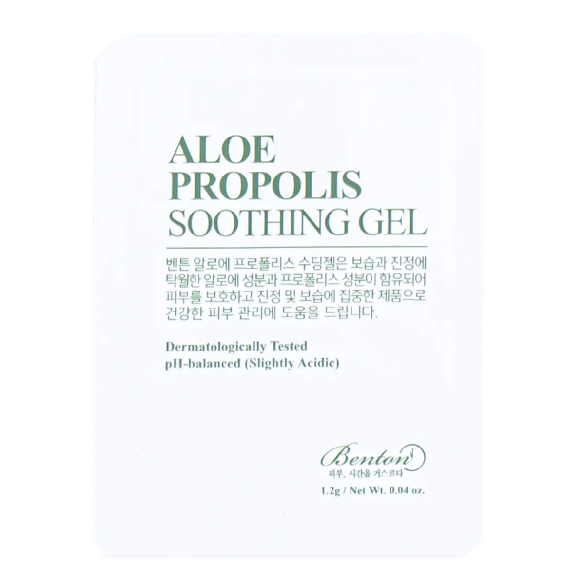 Гель з алое і прополісом Benton Aloe Propolis Soothing Gel 1.2 г Пробник