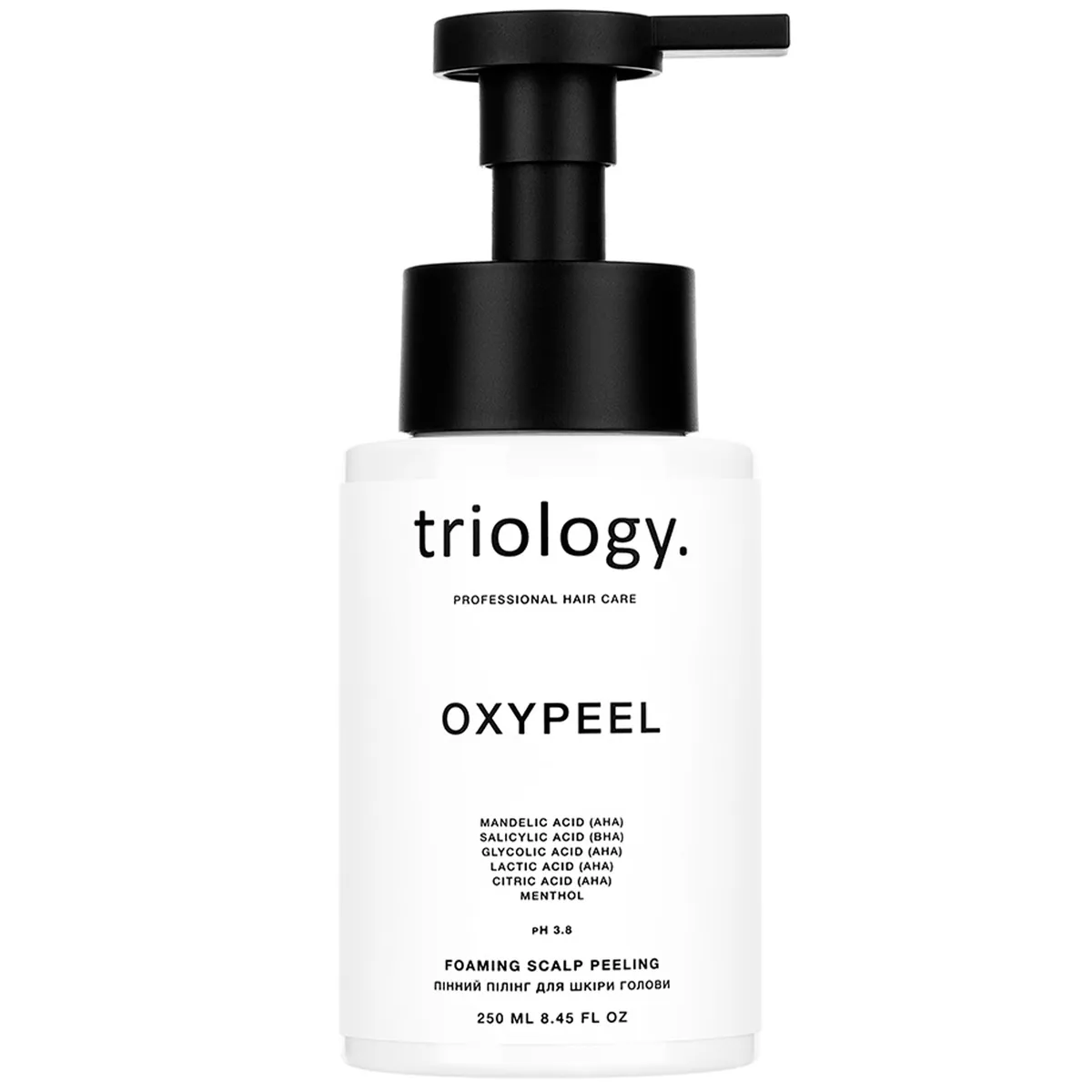 Пінний пілінг для шкіри голови Triology OXYPEEL BUBBLE SCALP EXFOLIATOR 250 мл