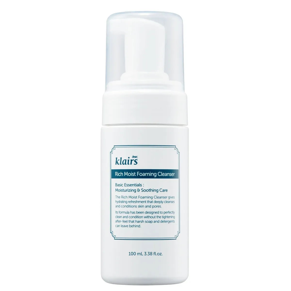 Пінка для вмивання Dear Klairs Rich Moist Foaming Cleanser 100 мл