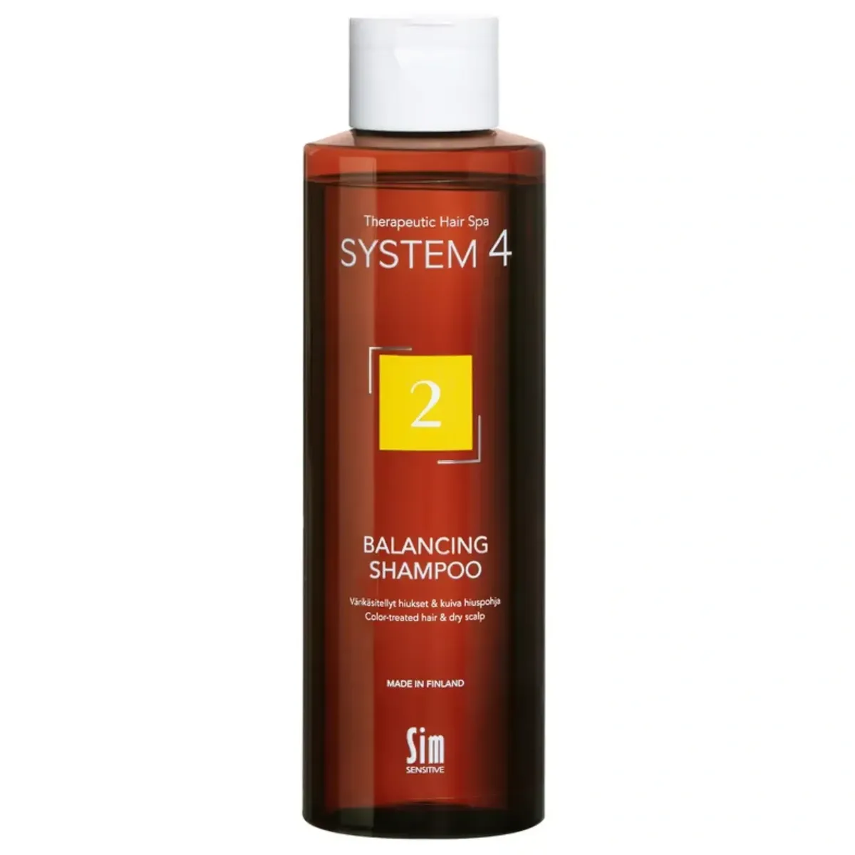 Шампунь №2 для сухого, фарбованого і пошкодженого волосся Sim Sensitive System 4 2 Balancing Shampoo 250 мл
