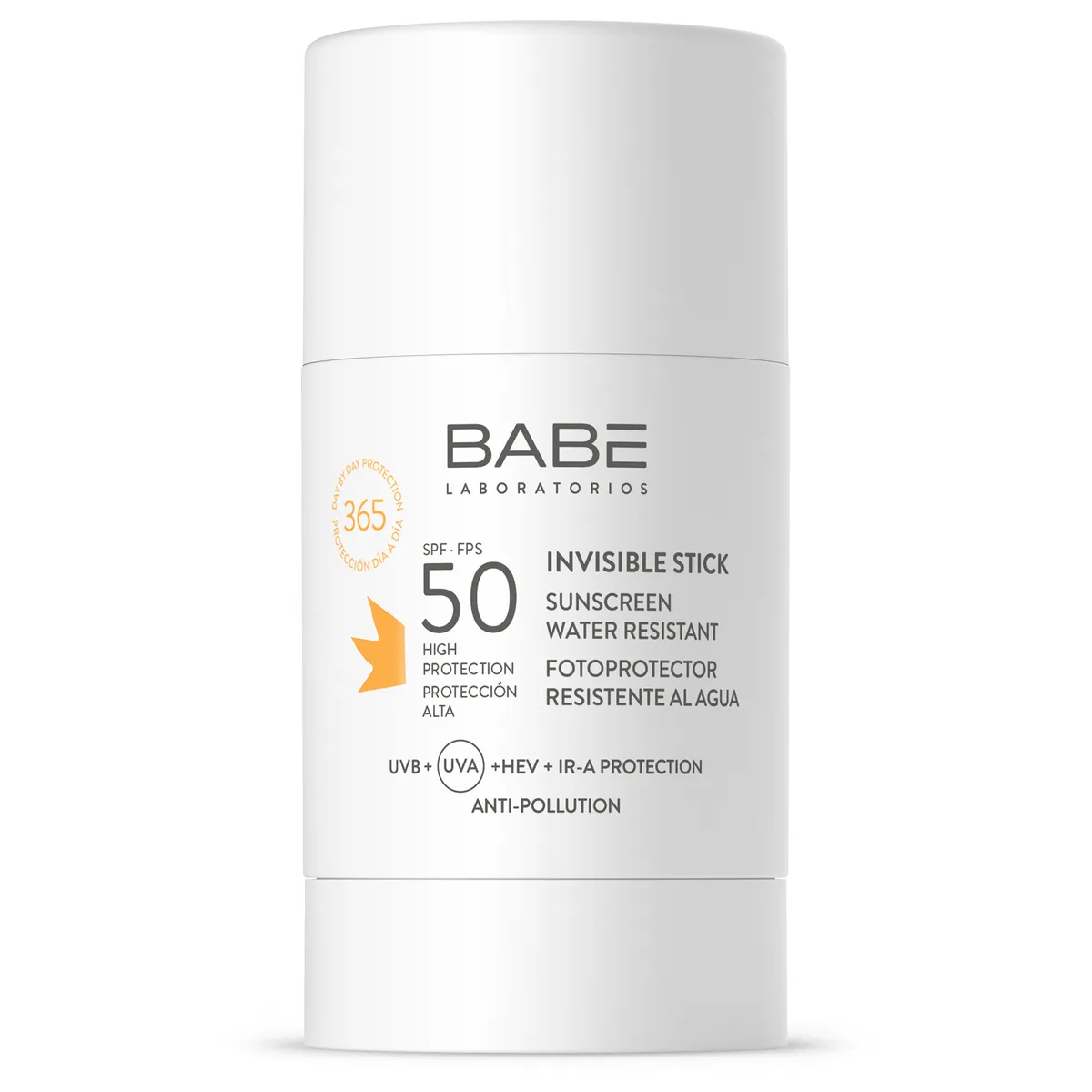 Сонцезахисний невидимий прозорий стік для обличчя і тіла SPF50 BABE Laboratorios Invisible Stick SPF50 30 г