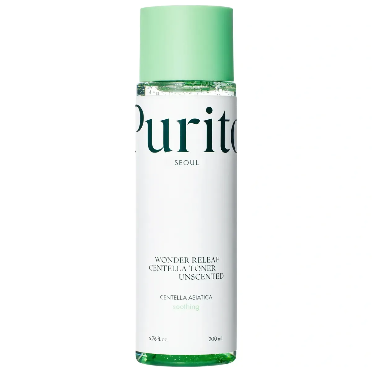 Заспокійливий тонер з центелою без ефірних масел Purito Seoul Wonder Releaf Centella Toner Unscented 200 мл
