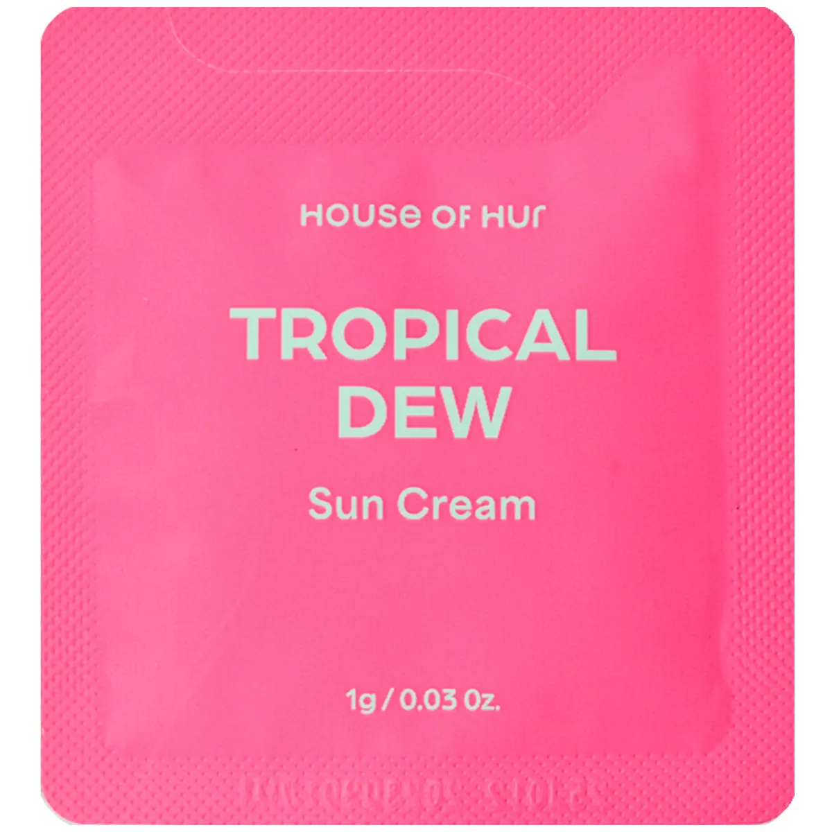 Зволожувальний сонцезахисний крем для обличчя SPF50+ PA++++ House of Hur Tropical Dew Sun Cream 1 мл