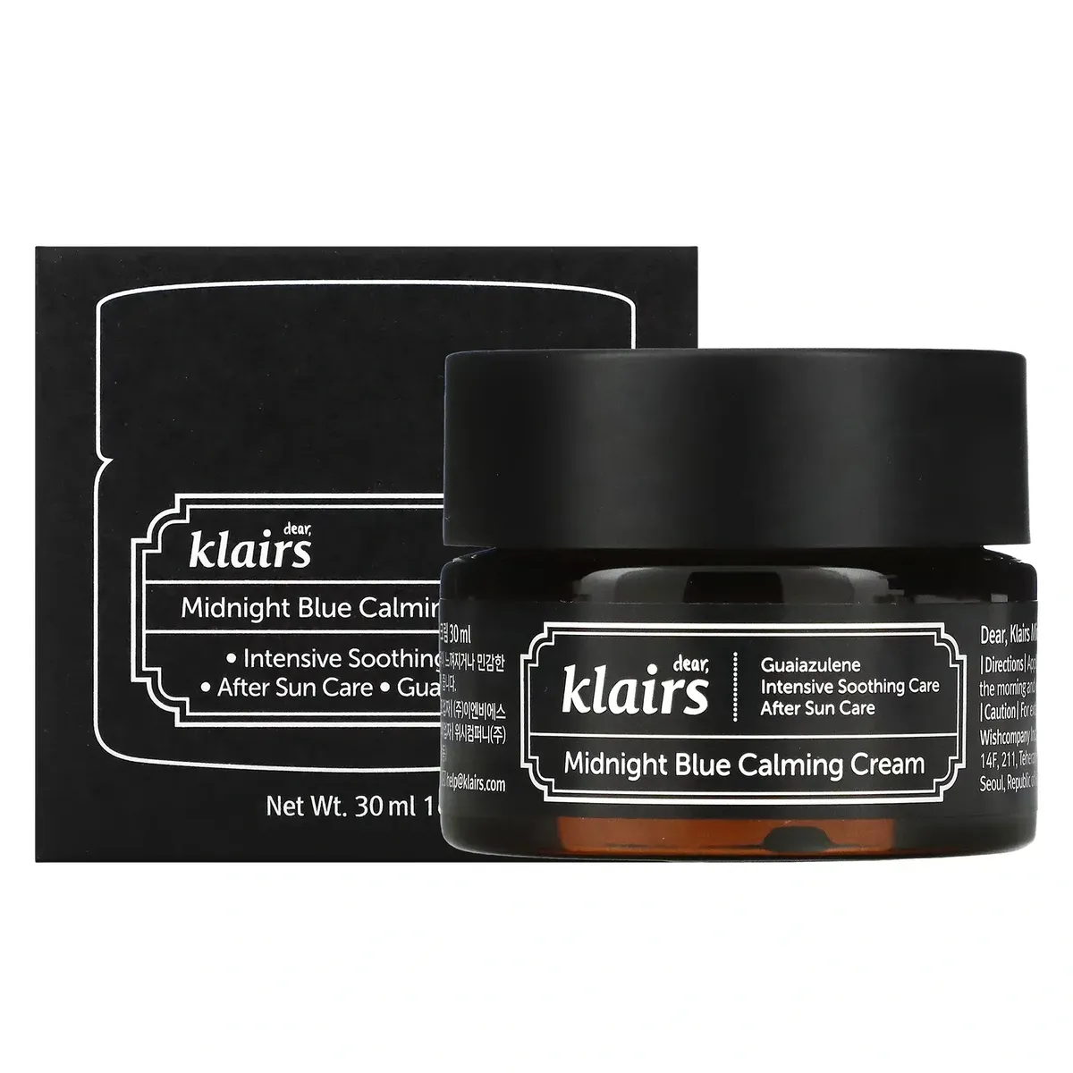 Заспокійливий крем для обличчя Dear Klairs Midnight Blue Calming Cream 30 мл
