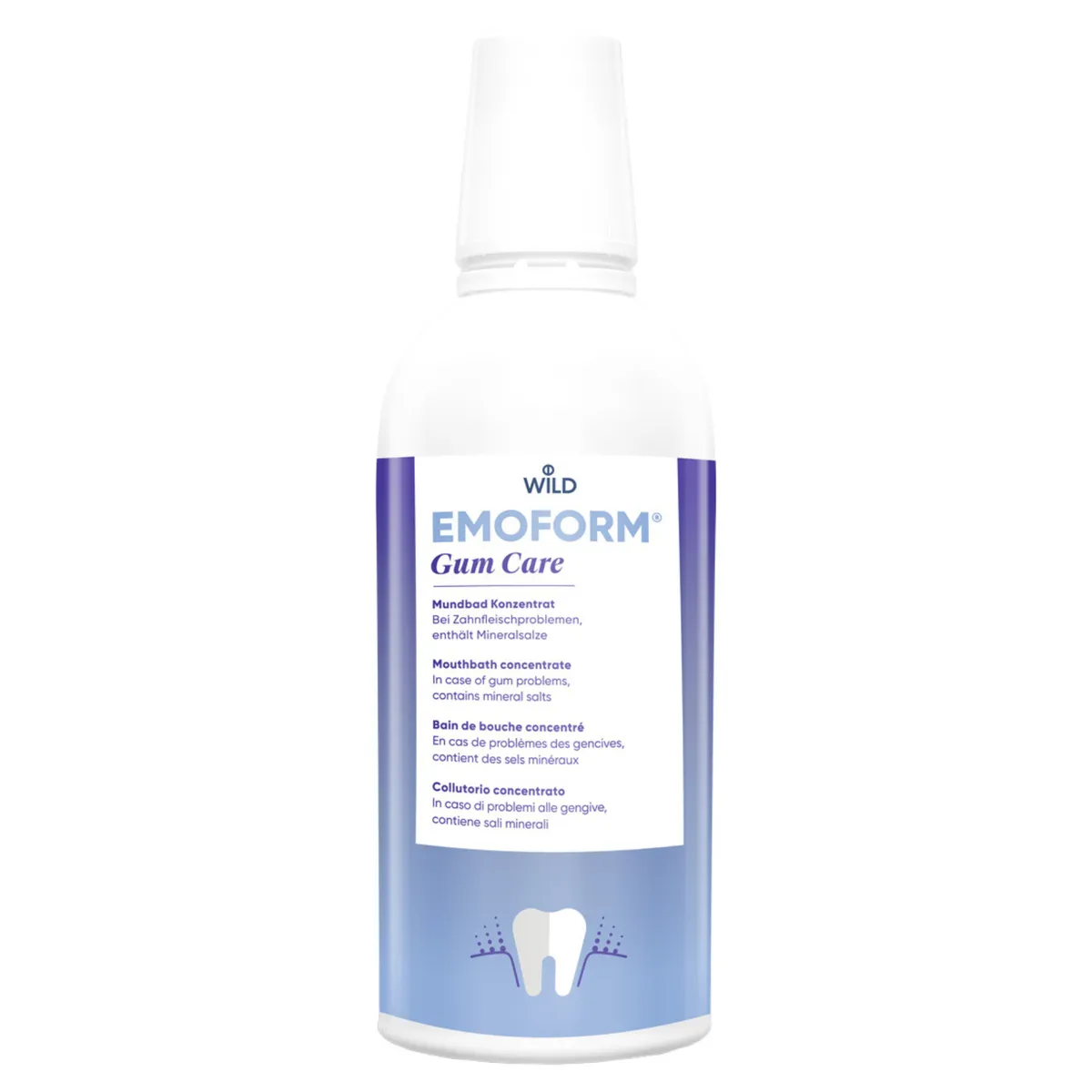 Ополіскувач для ротової порожнини з мінеральними солями Dr. Wild Emoform Gum Care 500 мл