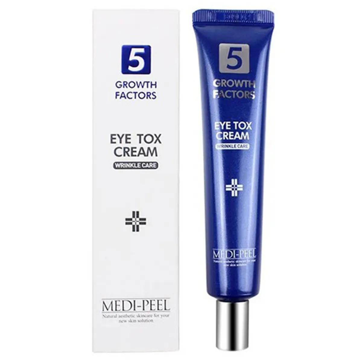 Антивіковий крем для шкіри навколо очей з пептидним комплексом MEDIPEEL 5 Growth Factors Eye Tox Cream 40 мл