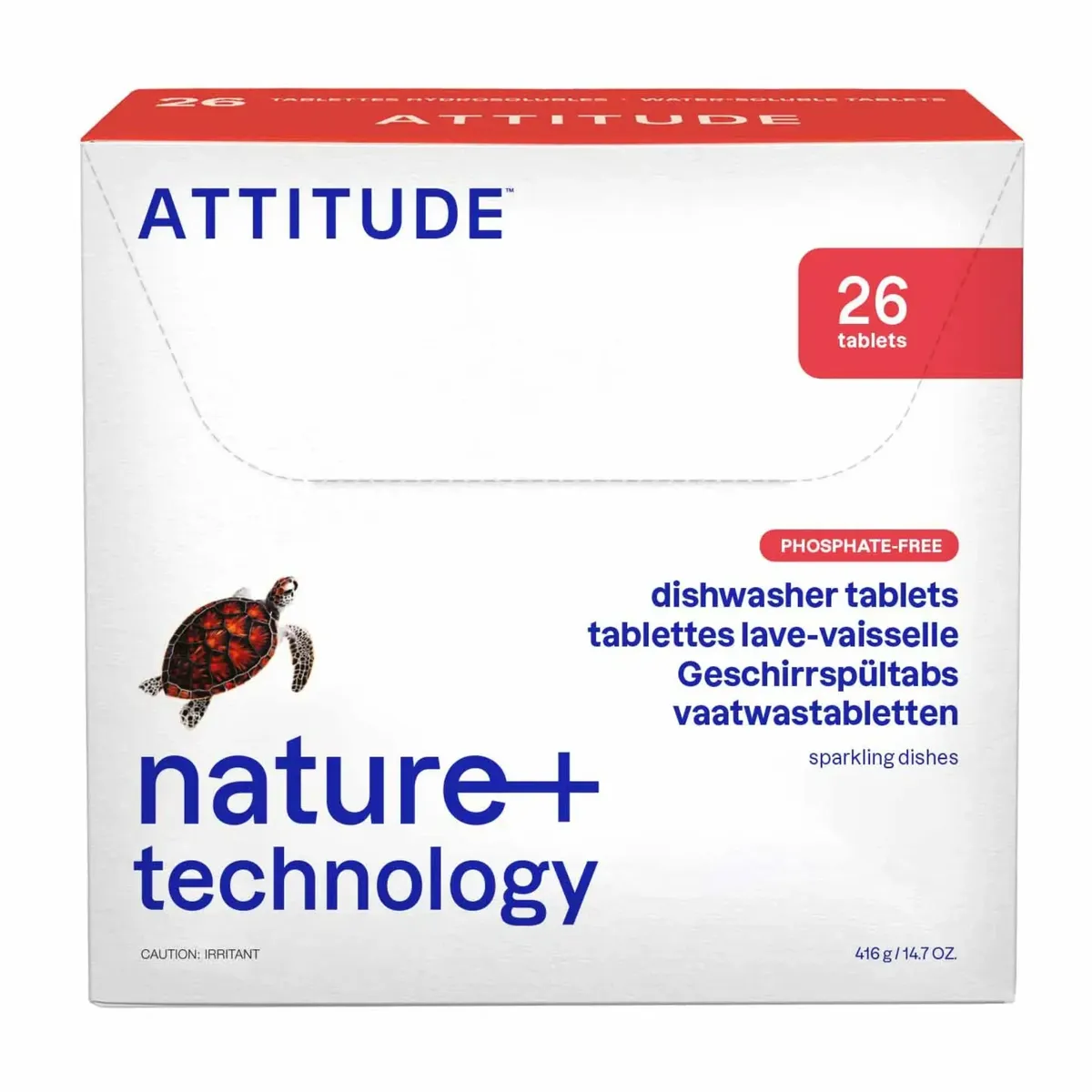 Таблетки для посудомийних машин Attitude 26 шт