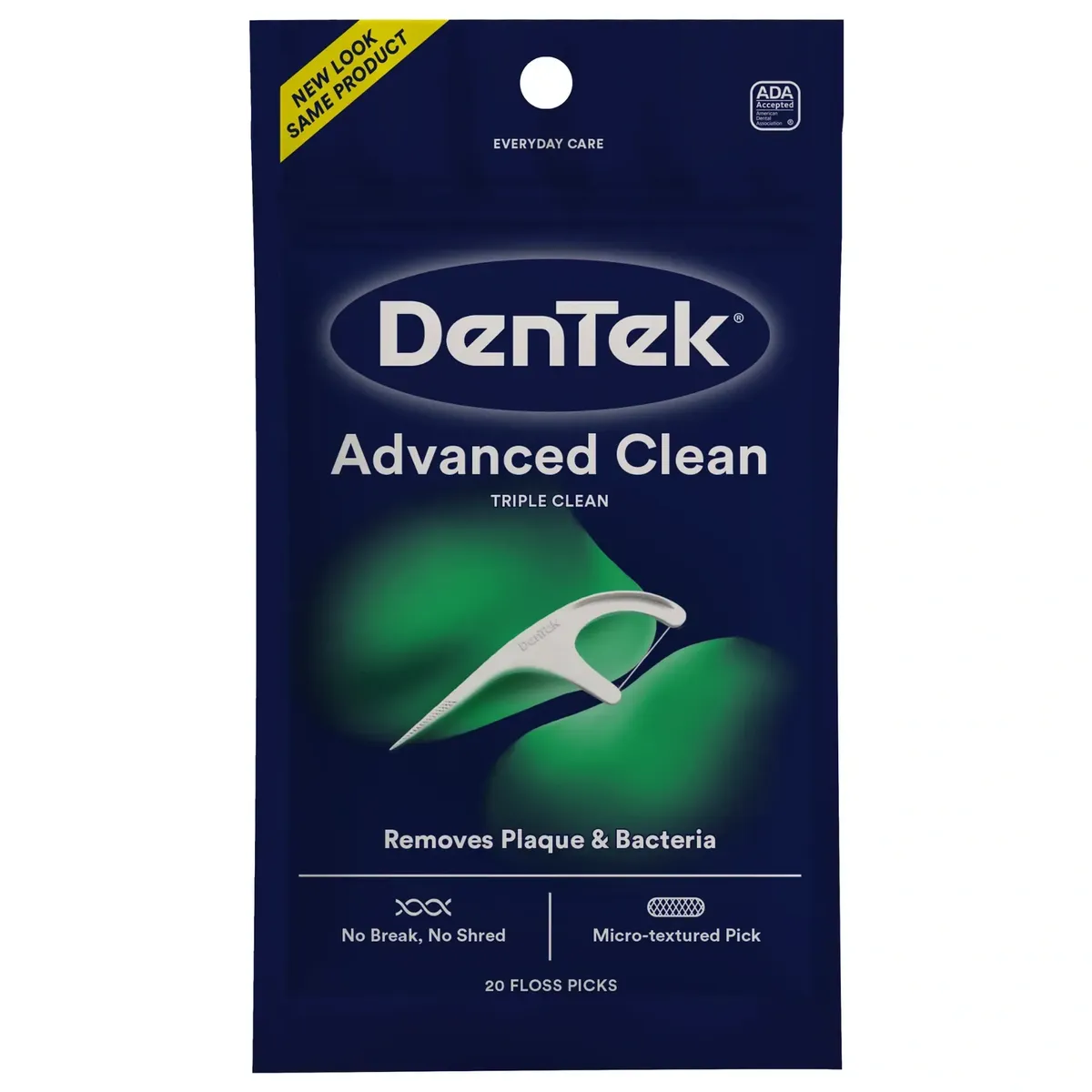 Флос-зубочистки "Потрійне очищення" DenTek Triple Clean 20 шт