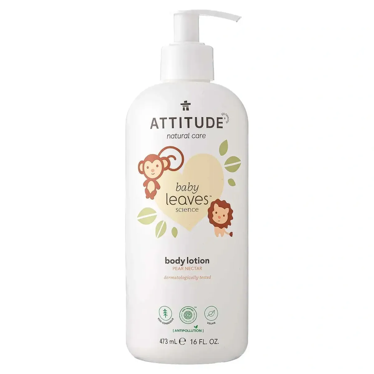 Лосьйон для тіла "Baby Leaves" грушевий нектар Attitude 473 мл
