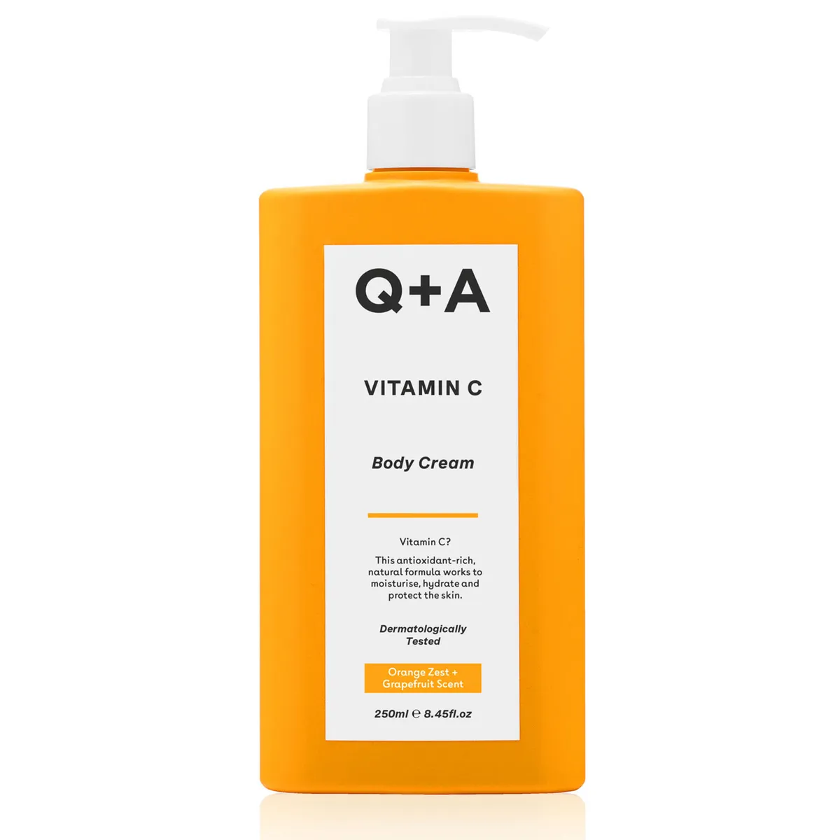 Крем для тіла з вітаміном C Q+A Vitamin C Body Cream 250 мл