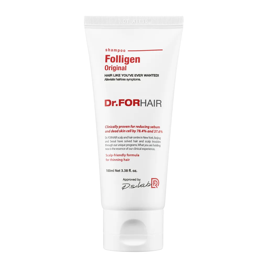 Шампунь проти випадіння волосся Dr.FORHAIR Folligen Shampoo 100 мл Мініатюра