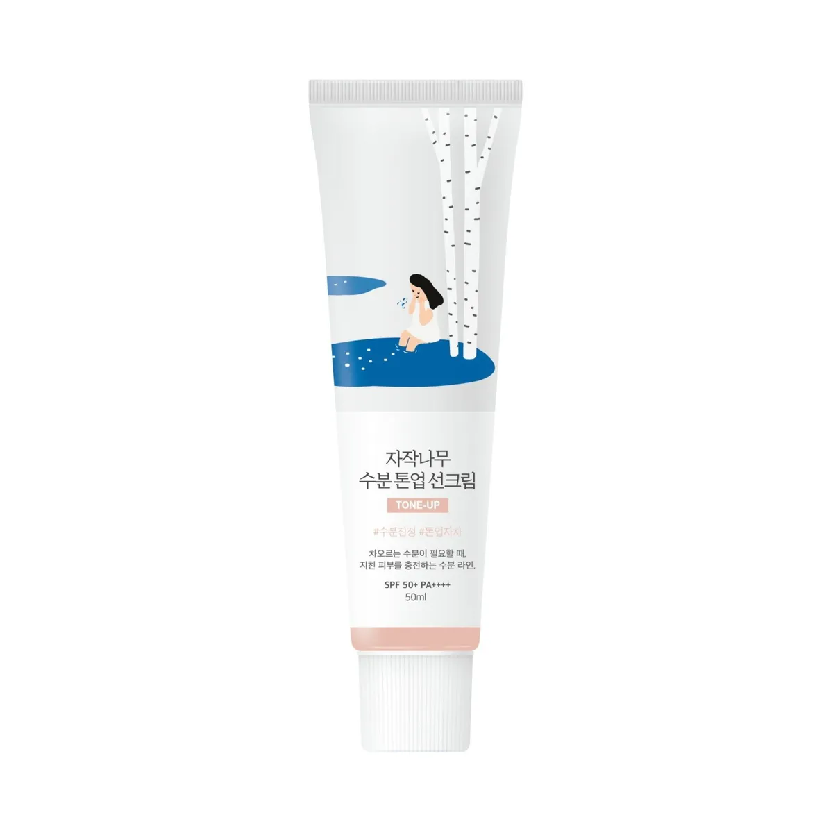 Тонувальний сонцезахисний крем з березовим соком ROUND LAB Birch Juice Moisturizing Tone Up Sunscreen 50 мл