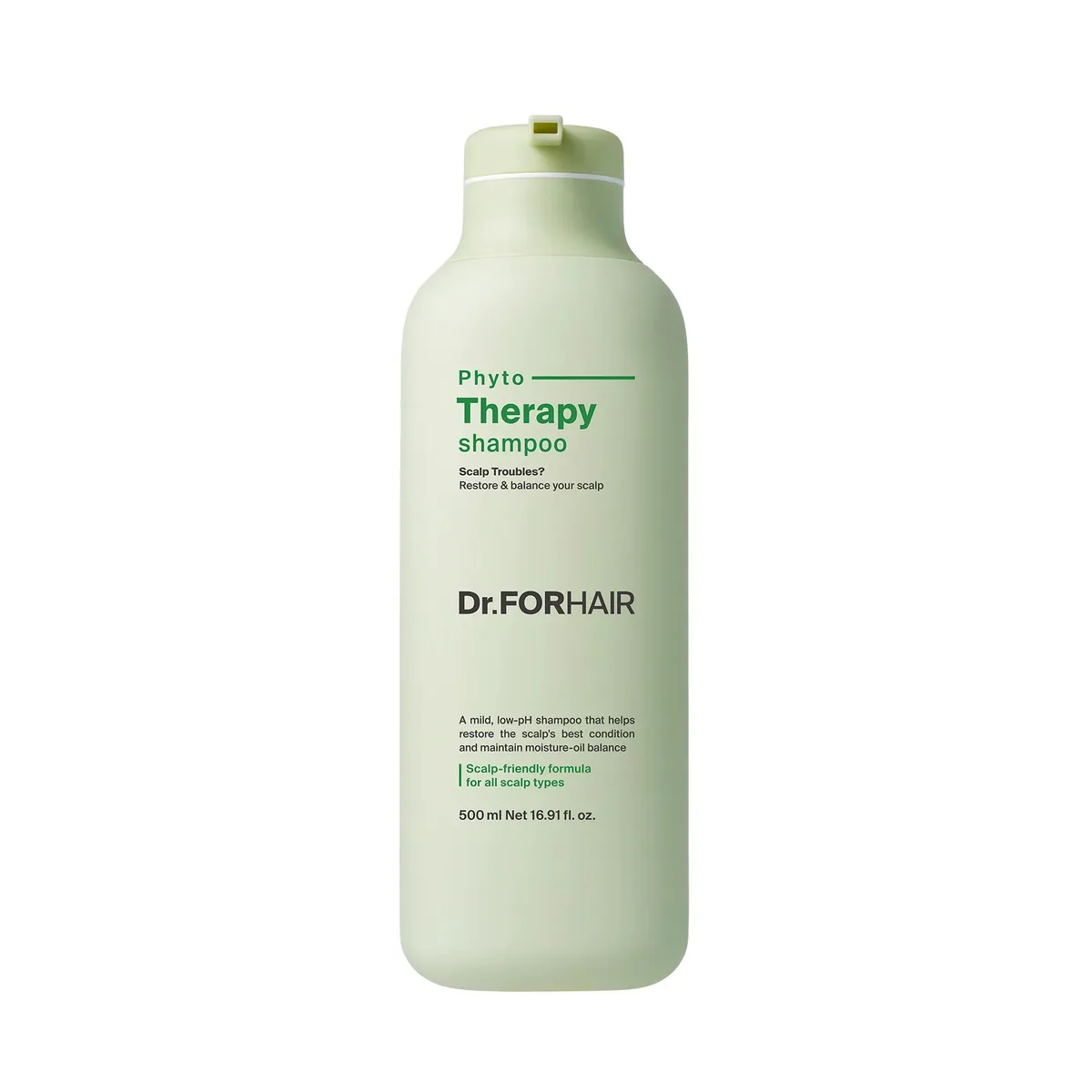 Фітотерапевтичний шампунь для чутливої шкіри голови Dr.FORHAIR pHyto Therapy Shampoo 500 мл