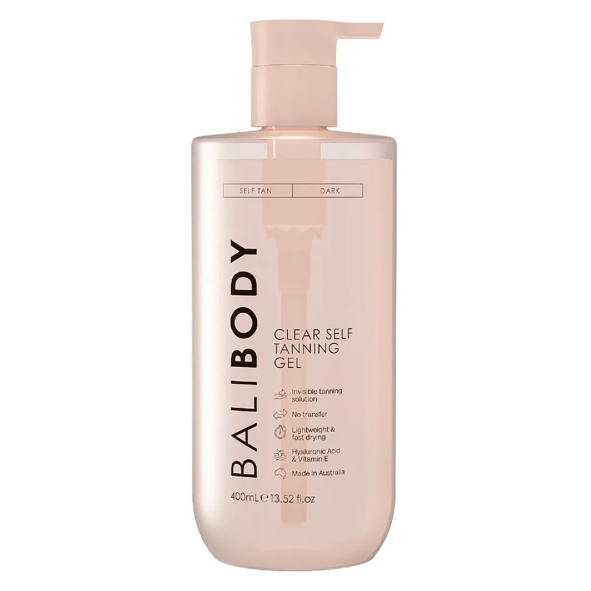 Прозорий гель автозасмага для тіла Bali Body Clear Self Tanning Gel 400 мл